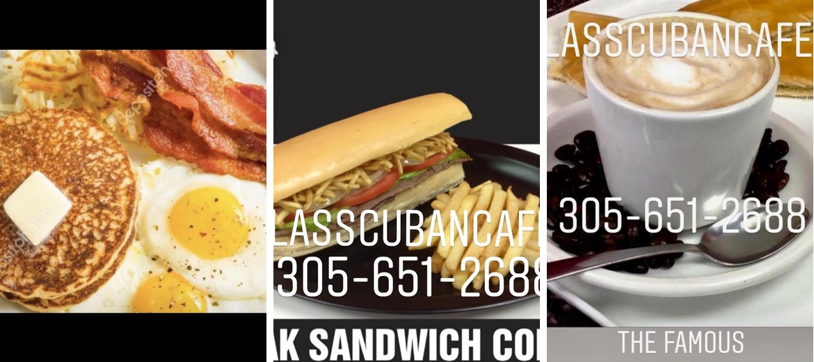 Lass Cuban Cafe Menu