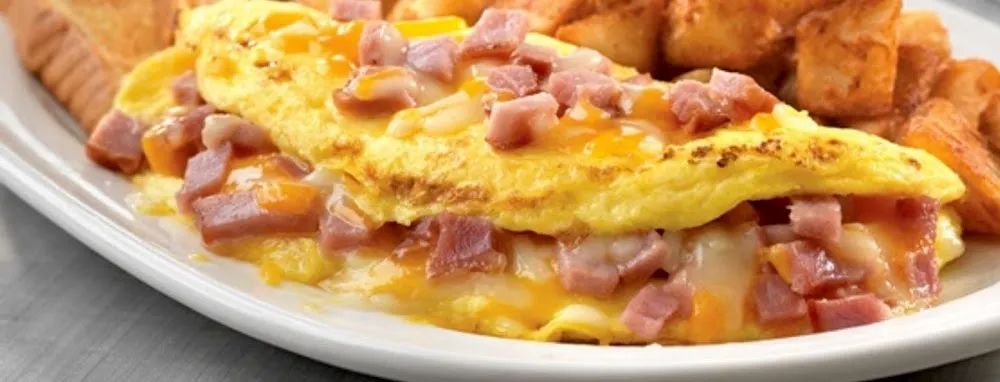 Omelette Ham and Chesse